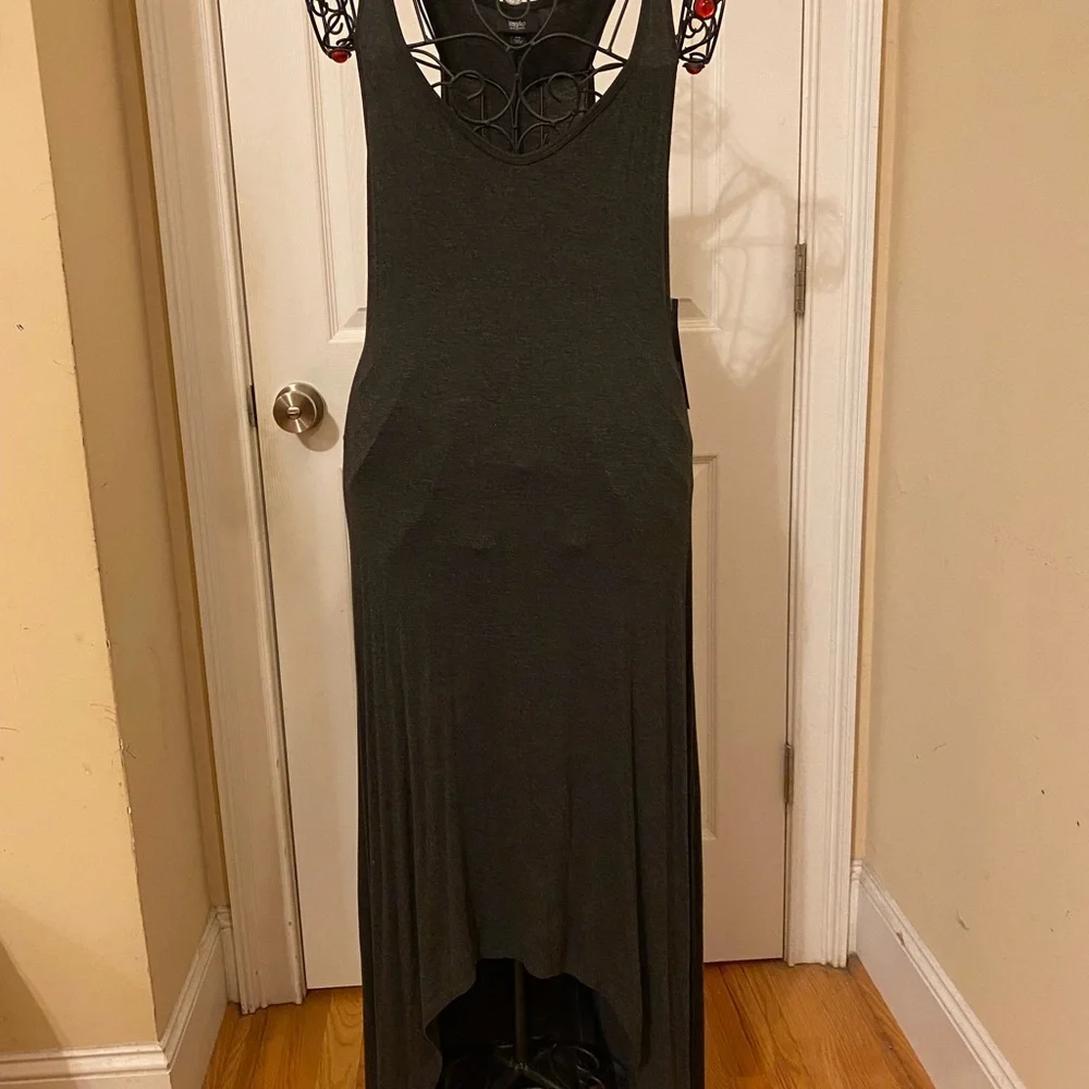 High/Low Gray Dress - Picture 1 of 4
